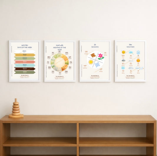 Rhythm Bundle of 4 | Days • Months • Seasons • Weather (Framed)