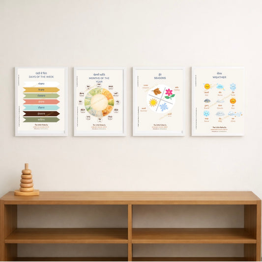 Rhythm Bundle of 4 | Days • Months • Seasons • Weather (Framed)